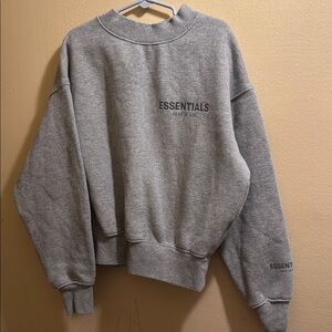 Essentials Heather Gray Pullover